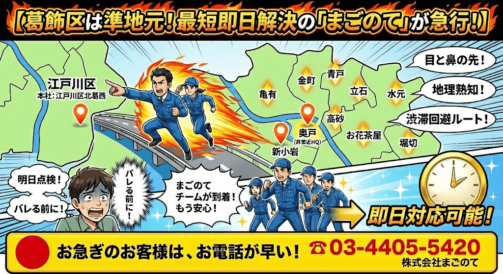 葛飾区のゴミ屋敷片付けは最短即日対応