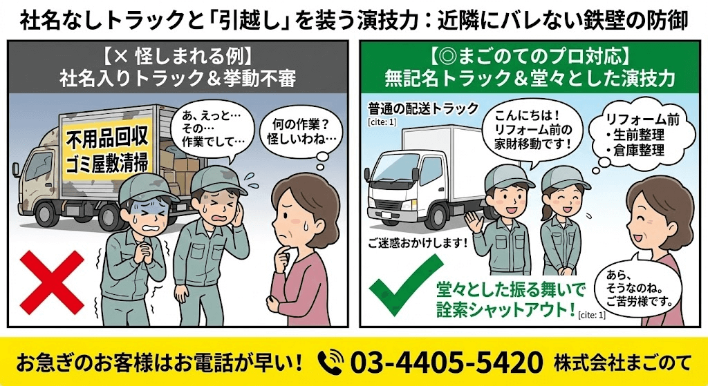 トラックにも気を使うまごのてのプロ魂