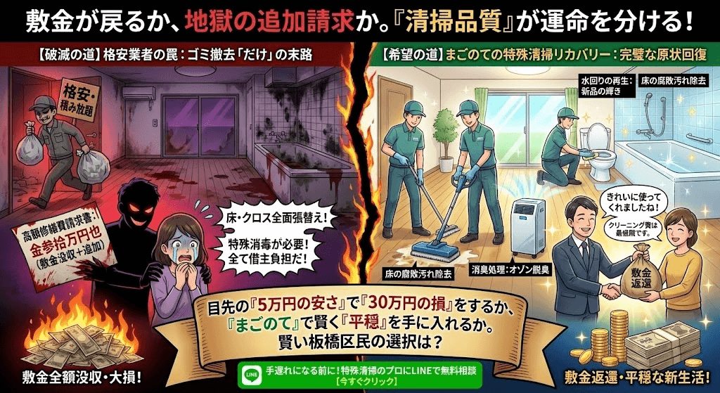 ゴミ屋敷のまま引越せば多額の賠償請求