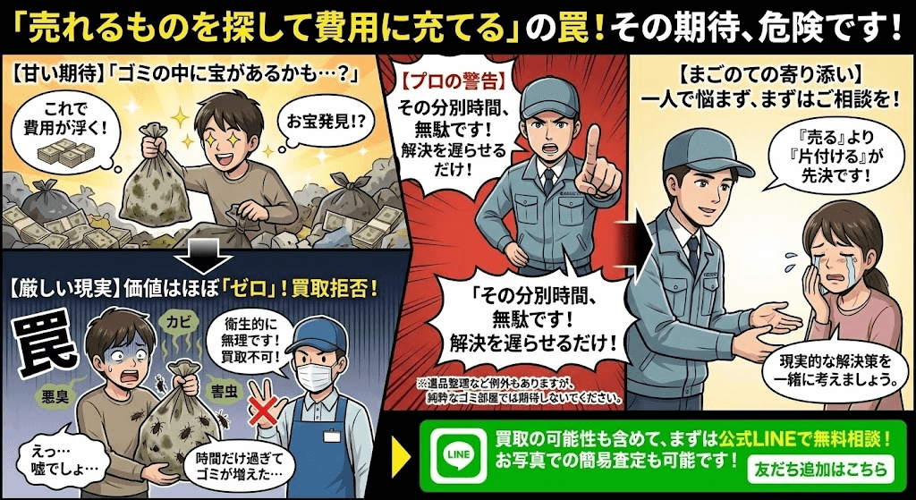 予算不足でもゴミ屋敷が片付くという情報