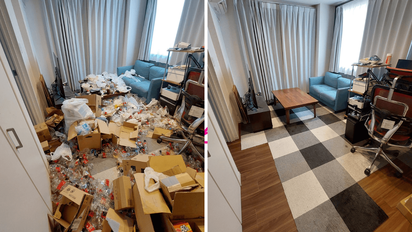 ゴミ屋敷片付け・汚部屋清掃