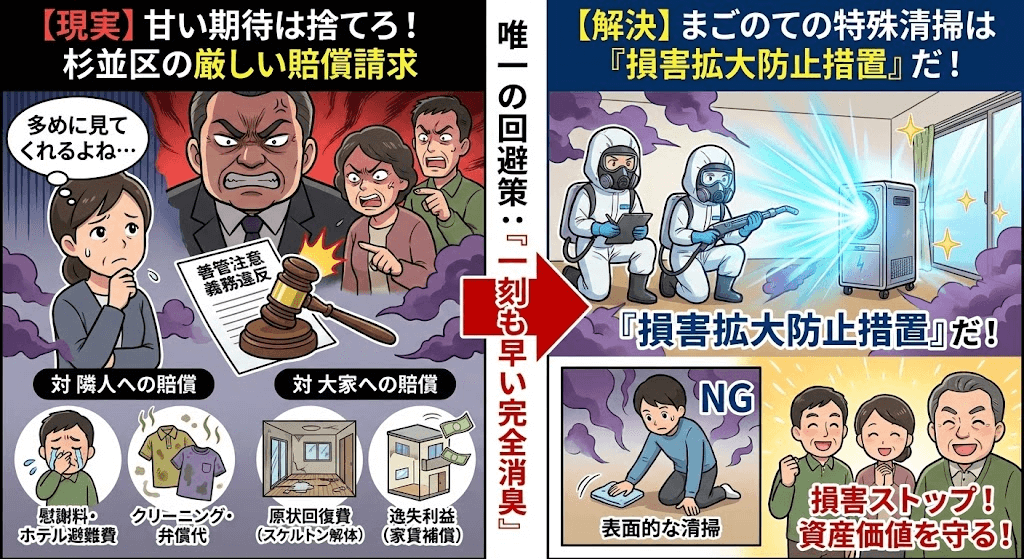 孤独死で損害賠償請求？