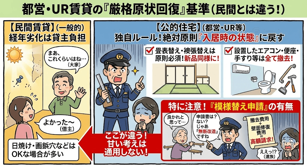 意外と厳しい団地の退去ルール