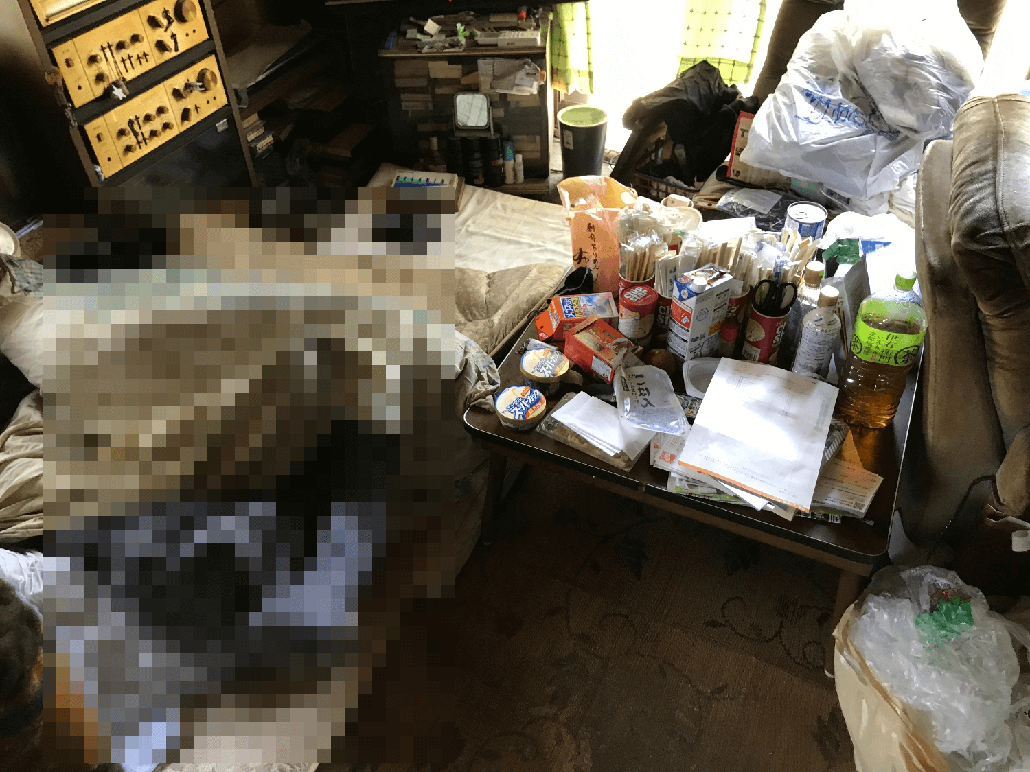 特殊清掃前の現場