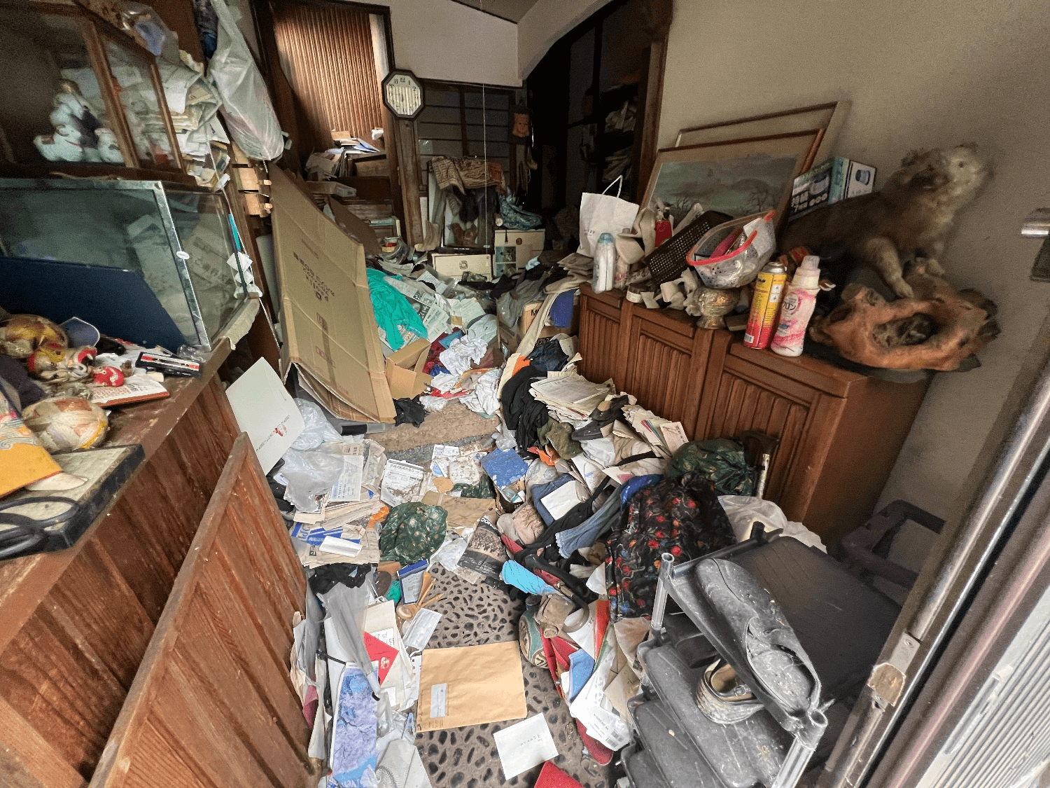 特殊清掃後の現場