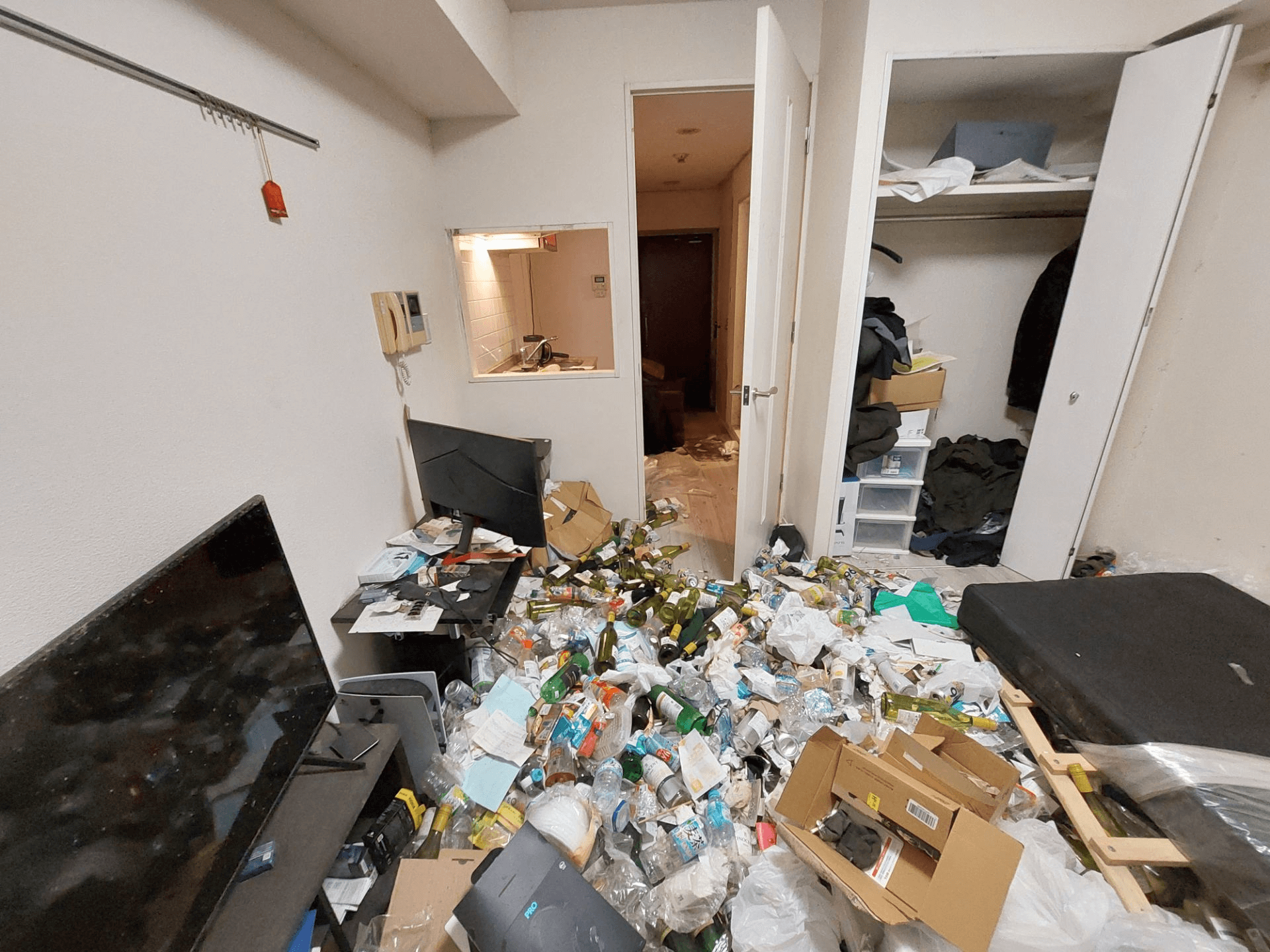 ゴミ屋敷清掃前