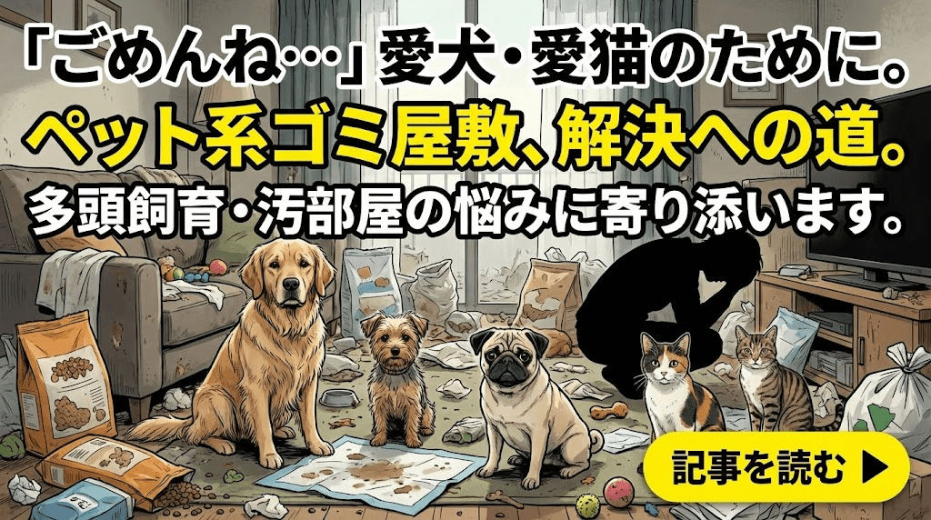 犬猫系ゴミ屋敷